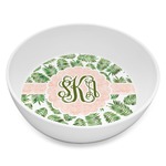 Tropical Leaves Melamine Bowl - 8 oz (Personalized)