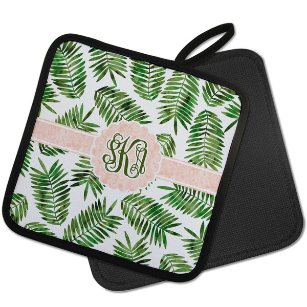 Tropical Leaves Pot Holders - PARENT MAIN