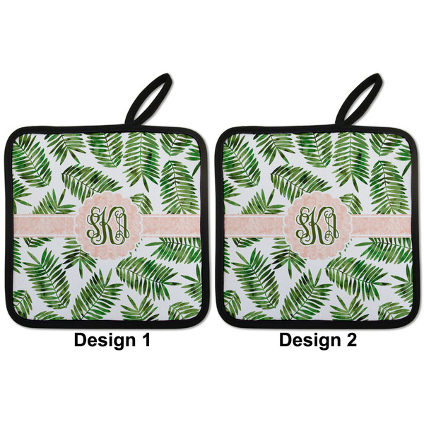 Tropical Leaves Pot Holders - Set of 2 APPROVAL