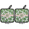 Tropical Leaves Pot Holders - Set of 2 APPROVAL