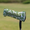 Tropical Leaves Putter Cover - On Putter