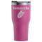 Tropical Leaves RTIC Tumbler - Magenta - Front