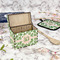 Tropical Leaves Recipe Box - Full Color - In Context