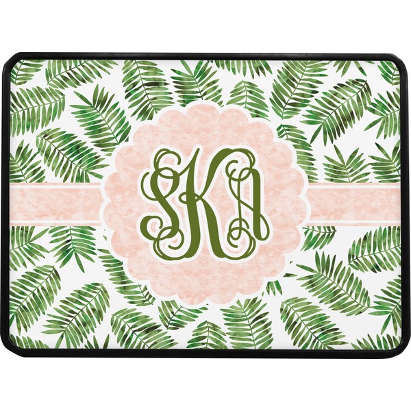 Tropical Leaves Rectangular Car Hitch Cover w/ FRP Insert