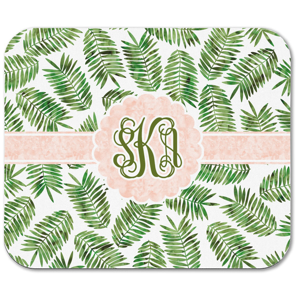 Tropical Leaves Rectangular Mouse Pad - APPROVAL