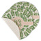 Tropical Leaves Round Linen Placemats - MAIN (Single Sided)