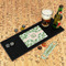 Tropical Leaves Rubber Bar Mat - IN CONTEXT
