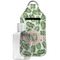 Tropical Leaves Hand Sanitizer & Keychain Holder - Large (Personalized)