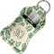 Tropical Leaves Sanitizer Holder Keychain - Small in Case