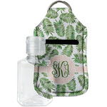 Tropical Leaves Hand Sanitizer & Keychain Holder (Personalized)