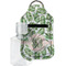 Tropical Leaves Sanitizer Holder Keychain - Small with Case
