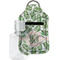 Tropical Leaves Hand Sanitizer & Keychain Holder - Small (Personalized)