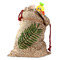 Tropical Leaves Santa Sack (Personalized)