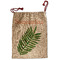 Tropical Leaves Santa Sack - Front (Personalized)