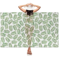Tropical Leaves Sheer Sarong