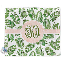 Tropical Leaves Security Blanket - Single Sided (Personalized)