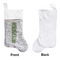 Tropical Leaves Sequin Stocking - Approval