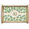 Tropical Leaves Natural Wooden Tray - Small (Personalized)