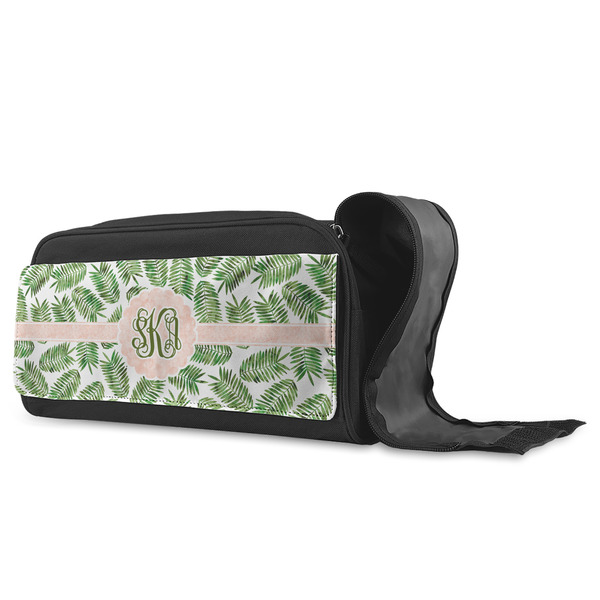 Tropical Leaves Shoe Bags - ANGLE (Open)