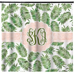 Tropical Leaves Shower Curtain - Custom Size (Personalized)