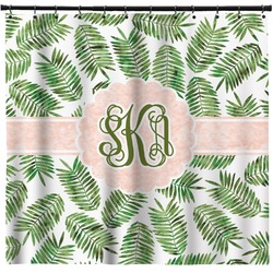 Tropical Leaves Shower Curtain - Custom Size (Personalized)