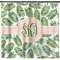 Tropical Leaves Shower Curtain - Custom Size (Personalized)