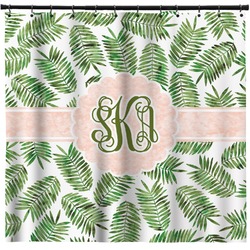 Tropical Leaves Shower Curtain - 69"x70" w/ Monograms