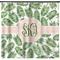 Tropical Leaves Shower Curtain (Personalized)