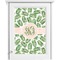 Tropical Leaves Single White Cabinet Decal