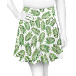 Tropical Leaves Skater Skirt - Large