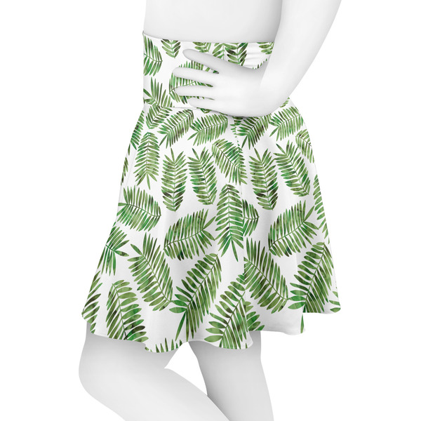 Tropical Leaves Skater Skirt - Side