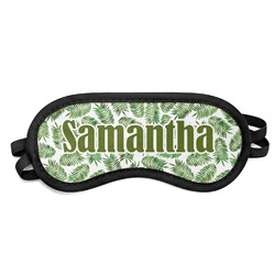 Tropical Leaves Sleeping Eye Mask - Small (Personalized)