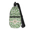 Tropical Leaves Sling Bag - Front View