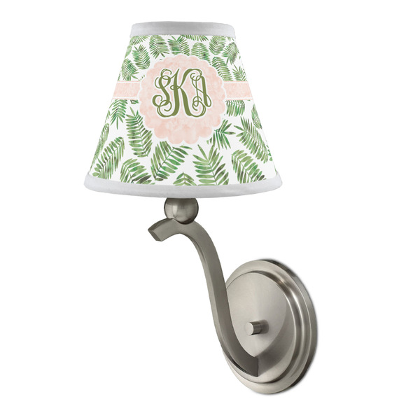 Tropical Leaves Small Chandelier Lamp - LIFESTYLE (on wall lamp)