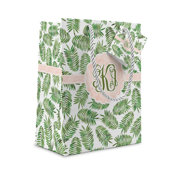 Custom Tropical Leaves Gift Bag (Personalized)