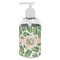 Tropical Leaves Plastic Soap / Lotion Dispenser (8 oz - Small - White) (Personalized)