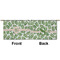 Tropical Leaves Small Zipper Pouch Approval (Front and Back)