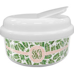 Tropical Leaves Snack Container (Personalized)