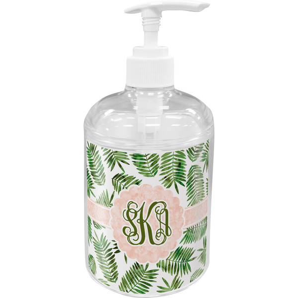 Tropical Leaves Soap / Lotion Dispenser (Personalized)