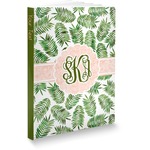 Tropical Leaves Softbound Notebook - 7.25" x 10" (Personalized)
