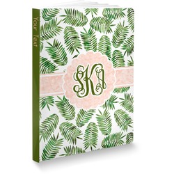 Tropical Leaves Softbound Notebook (Personalized)