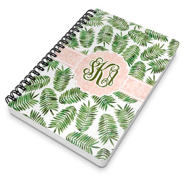 Tropical Leaves Spiral Journal 7 x 10 - Main