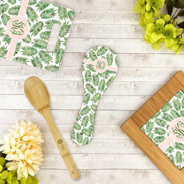 Tropical Leaves Spoon Rest Trivet - LIFESTYLE