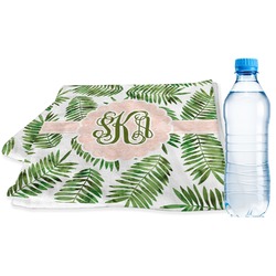 Tropical Leaves Sports & Fitness Towel (Personalized)