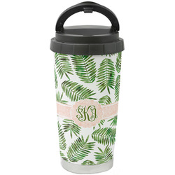Tropical Leaves Stainless Steel Coffee Tumbler (Personalized)