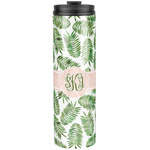 Tropical Leaves Stainless Steel Skinny Tumbler - 20 oz (Personalized)