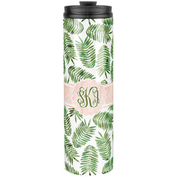 Tropical Leaves Stainless Steel Skinny Tumbler - 20 oz (Personalized)