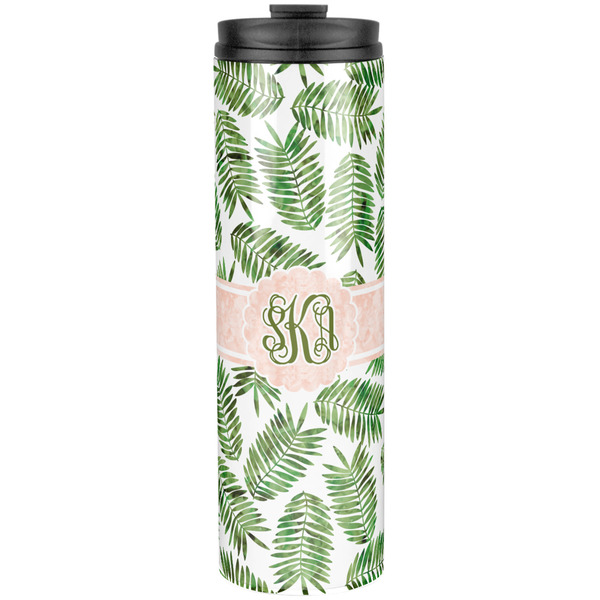 Tropical Leaves Stainless Steel Tumbler 20 Oz - Front