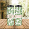Tropical Leaves Stainless Steel Tumbler - Lifestyle