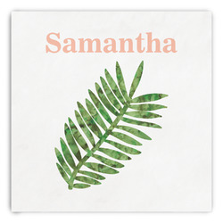 Tropical Leaves Paper Dinner Napkins (Personalized)